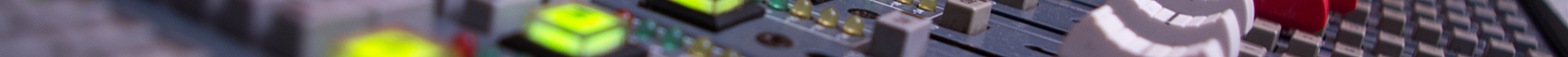 Mixing desk close-up at Blackparticle